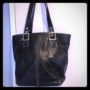 Black Coach Tote